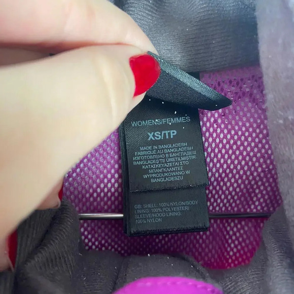 The North Face Hyvent Orchid Purple Rain Jacket XS - Picture 7 of 15